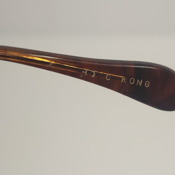 Rare Marco Polo Hand Made Italy Sunglasses Size 59-20 Demi Frame Only main image 8
